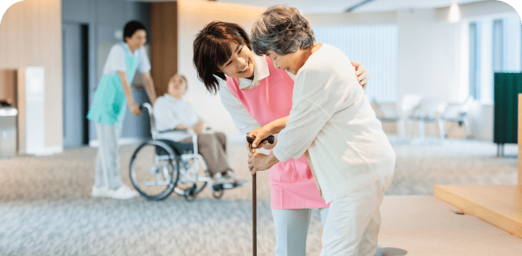 24時間看護師常駐で